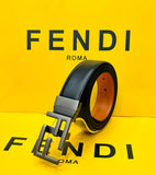 Branded Signature Leather Belt