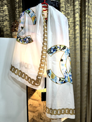 White scarf