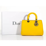 MEDIUM LADY YELLOW TOTE BAG | SEQUENCED WORK | HIGHEND QUALITY