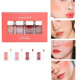 HENG FANG LIQUID BLUSH PACK OF 4 | FRUIT JUICE | LIP CHEEK TINT | FLAT 50% OFF