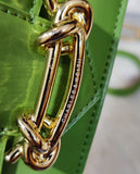 METALLIC BUCKLE CROSSBODY BAG - GREEN | PREMIUM QUALITY