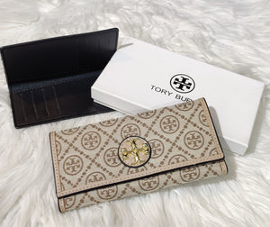 T-MONOGRAM CANVAS LONG WALLET FOR WOMEN | PREMIUM QUALITY