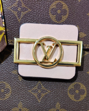 LUXURY HANDBAG MONOGRAM REVERSE CANVAS | ORIGINAL SIGNATURE MODEL