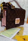 LUXURY HANDBAG MONOGRAM REVERSE CANVAS | ORIGINAL SIGNATURE MODEL