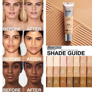 FULL COVERAGE FLAWLESS COVERAGE FOUNDATION MAKEUP, SPF 50 FLAT 50% OFF