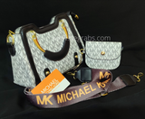 SMALL 2 IN 1 SATCHEL CROSSBODY SIGNATURE BAG WITH MINI WALLET | MK